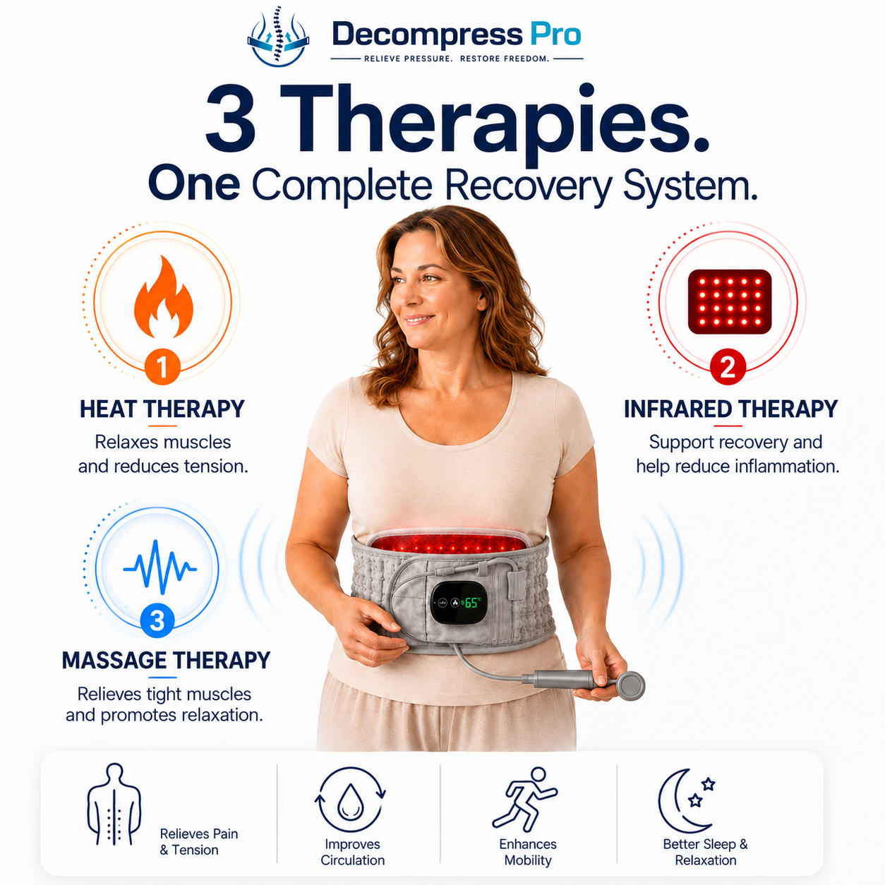 Spinal Decompression Belt For Back Pain
