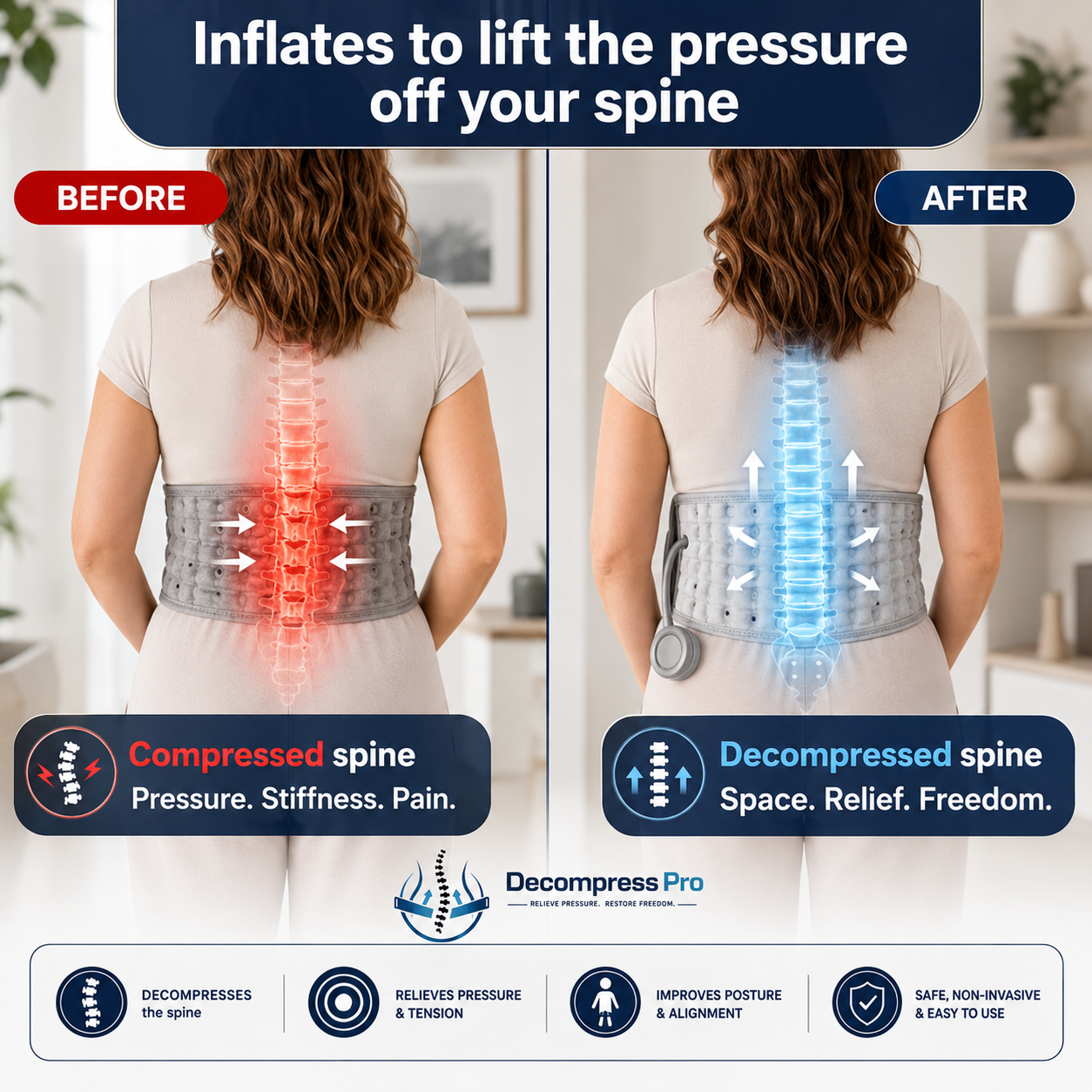 Spinal Decompression Belt For Back Pain